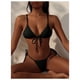 thumbnail image 2 of Conjunto De Bikini Sexy Negro Unicolor Puntos, 2 of 6