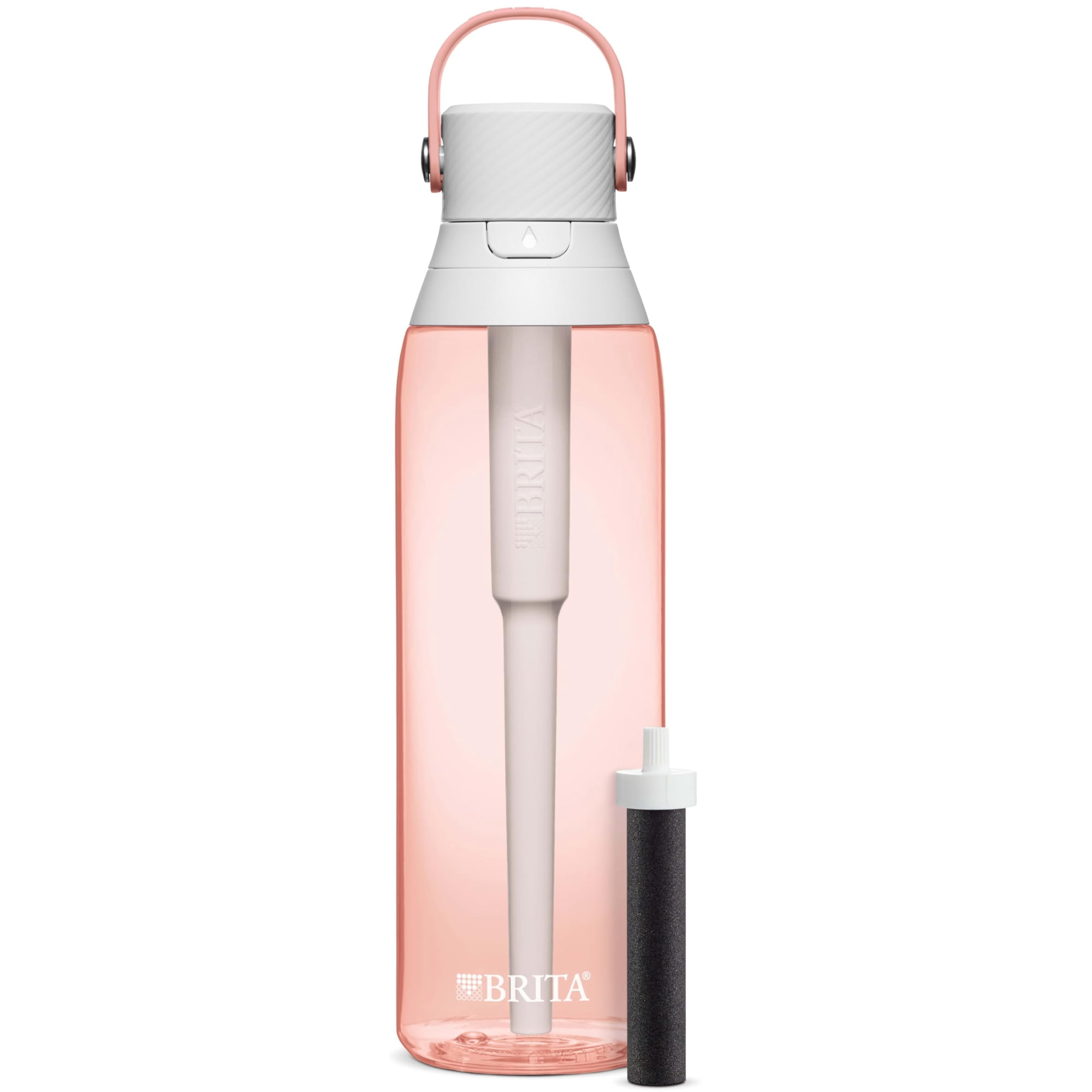 Botella De Agua Brita De Plástico Duro Premium, 770 Ml, Colorete