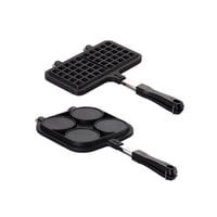 La Soluzione - Set Sarten Waffle+ Sarten Pancake