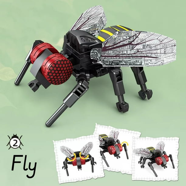 Realistic Insects Building Block Toys, Preschool Props And Teaching Aids, Puzzle Early Education Toys, Christmas Holiday Birthday Gifts, Carnival Prizes, Perfect Assembly Building Toys For Kids Age 6