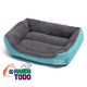 thumbnail image 1 of Cama Ultrasuave para mascotas Color Turquesa Talla XL, 1 of 7