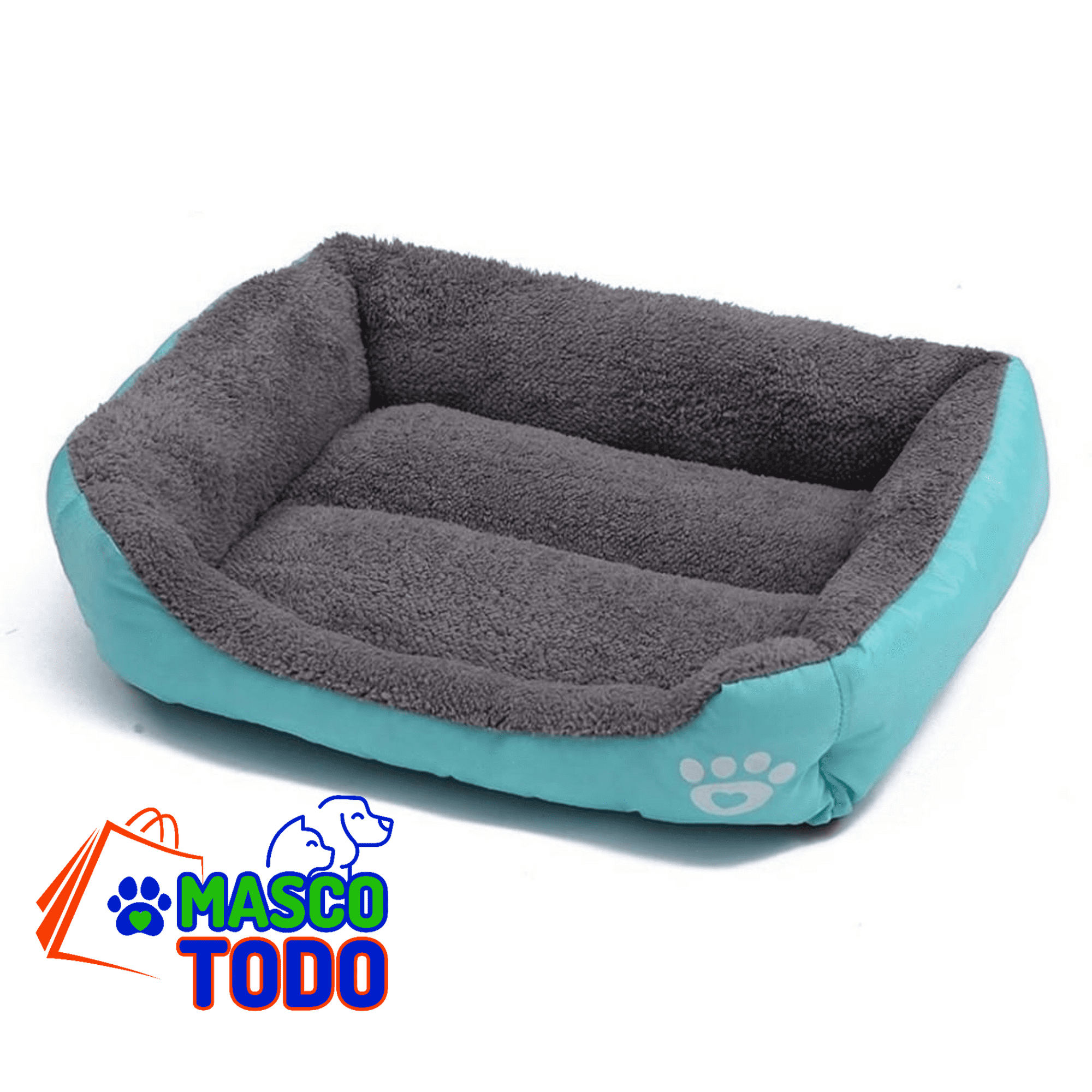 Genérico - Cama Ultrasuave Para Mascotas Color Turquesa Talla Xl