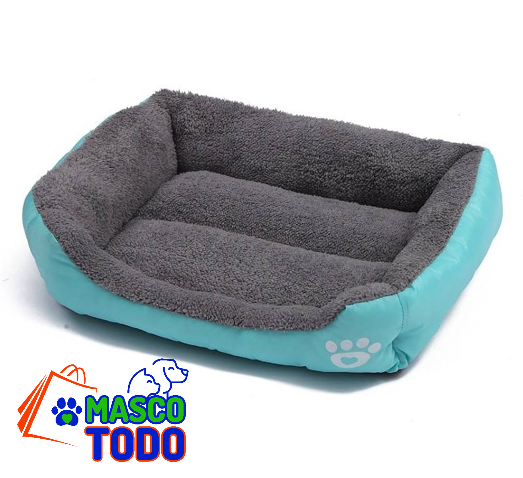 Genérico - Cama Ultrasuave Para Mascotas Color Turquesa Talla M