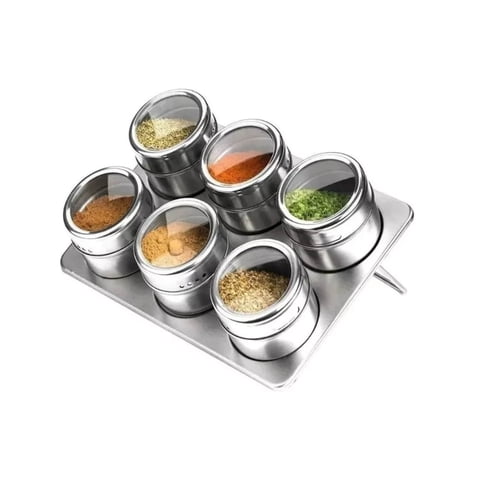 Disparo - Organizador Rectangular Condimentos Cocina 6 Especieros