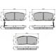 thumbnail image 1 of Pastillas Freno para auto COMLINE CBP3461, 1 of 2