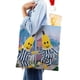 thumbnail image 4 of Bananas in Pyjamas Bolso de tela con estampado de lienzo para mujer, bolsa de compras reutilizable y estética, con cremallera interior, regalo para mujer,40*45cm., 4 of 6