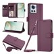 thumbnail image 1 of Funda Billetera Delgada para OnePlus 10R, Cuero Sintético, Morado Oscuro, 1 of 6
