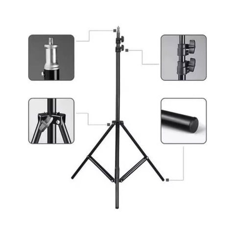 Genérico - Tripode Para Aro Termometro Camara Atril De 2.10M Ajustable