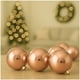 thumbnail image 3 of 8 Bambalinas Navideñas Oro Rosa 6cm Adorno Decoración Esfera, 3 of 3