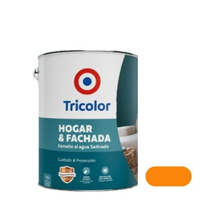Esmalte Al Agua Satinado Hogar Y Fachada 1Gln Nectarine - Tricolor