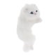 thumbnail image 3 of Lindo Felpa Gato Arte Escritorio Juguetes Simulación Gato Figura Estatua Artesanía Blanco Izquierda, 3 of 5
