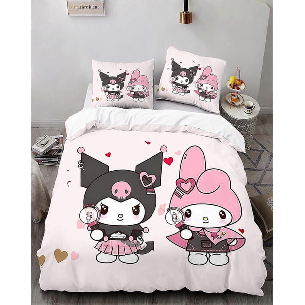 Piece Anime Bedding Set3D Printed Cartoon Soft Duvet Cover Set for Bedroom