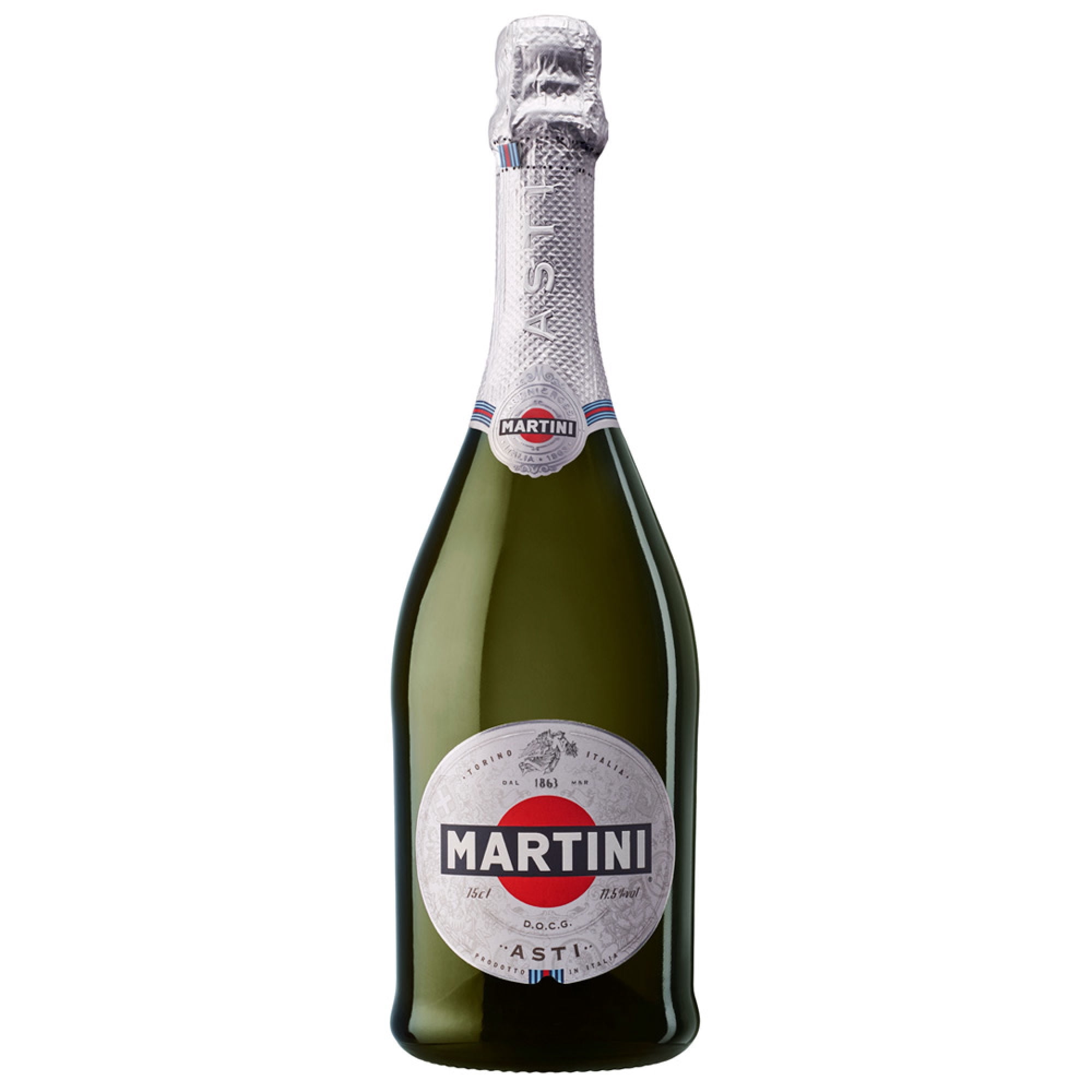 Espumante Asti Moscato Bianco 7,5° Botella 750 cc Martini