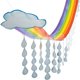 thumbnail image 1 of Decoración para colgar en el techo Fun Express Rainbow Cloud de 12 pies, 1 of 7