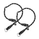 thumbnail image 1 of Collar Deslizante para Perros, Cuerda de Nylon Reflectante Sin Tirones con Tope Ajustable y Anillo de Parada, (L-26 Pulgadas, Negro, 2 Piezas), 1 of 7