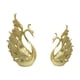 thumbnail image 4 of 2x Esculturas de Resina Estatuas de Cisne para Amantes Figuras Decorativas Adornos Figuras de Pájaros para Fiesta Navidad Día de San Valentín Dormitor Dorado, 4 of 5