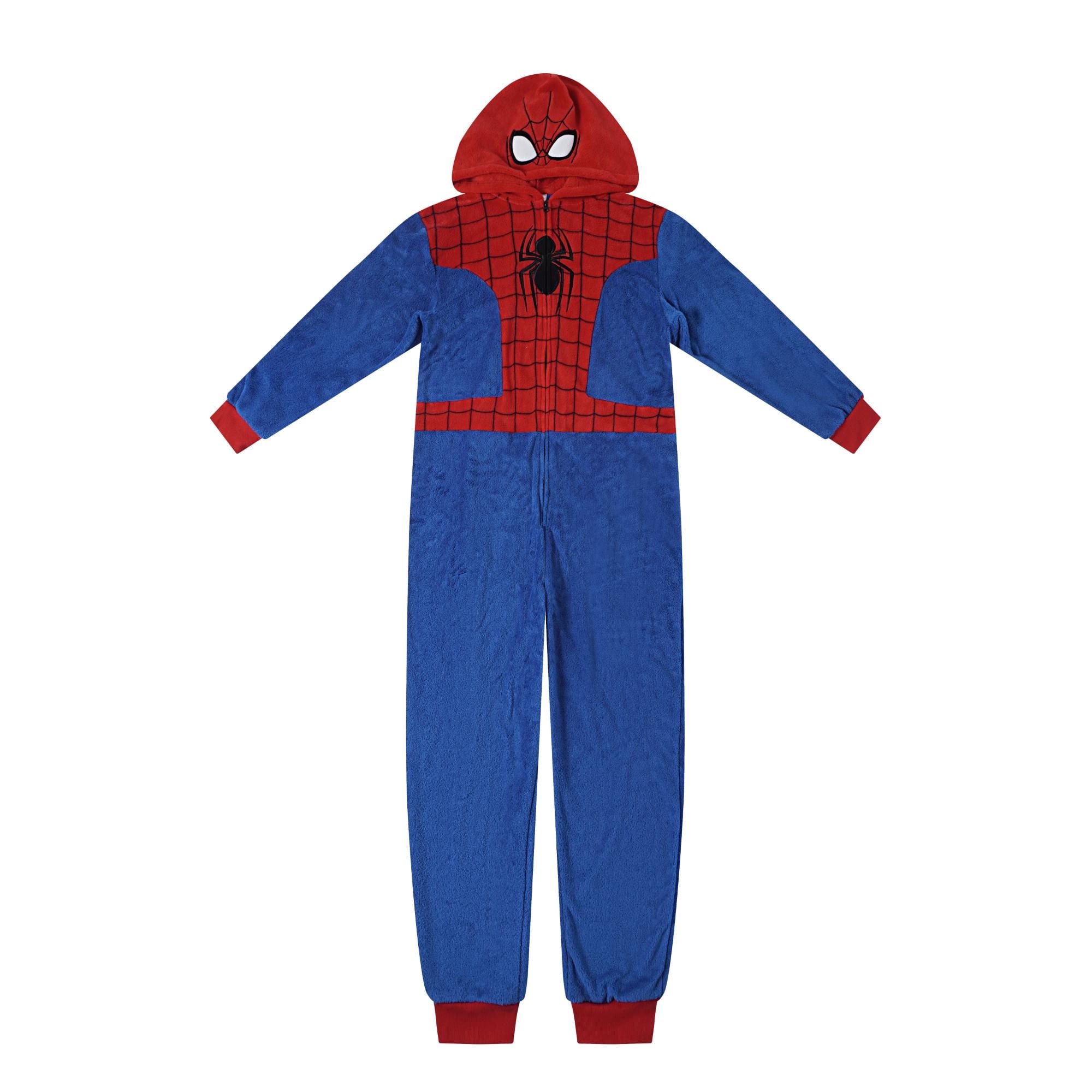 Dtr Spiderman - Pijama Enterito Disfraz Spiderman Hombre