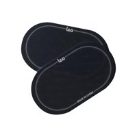 Magideal - 2 Piezas De Parche De Pedal De Bombo Protector De Parche De Tambor Almohadillas De Práctica De Instalación Fácil Y Rápida Accesorios De Instrumentos , Negro 15,7 Cm X 9 Cm Negro 157 Cm X 9 Cm