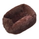 thumbnail image 1 of Perro Gato Cama Cálido Perrera Felpa Rectángulo Nido Cachorro Dormir S Marrón Oscuro, 1 of 5