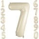 thumbnail image 1 of Globo LVMOQIQIU, 40 pulgadas, blanco, número 7, blanco crema, 0-9, 1 of 7
