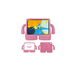 thumbnail image 3 of Carcasa Para Niños Antigolpe Para iPad Pro 11 2018 2020-21 Rosado, 3 of 5