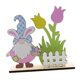 thumbnail image 4 of Pascua Primavera Adorno De Madera Escritorio Mesa Estatuilla Juguetes Gnomo Valla, 4 of 5