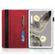 thumbnail image 2 of Funda con relieve del Árbol de la Vida para tablet Google Pixel Tablet con soporte, ranuras para tarjetas y soporte para lápiz óptico. Rojo, 2 of 6