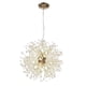 thumbnail image 2 of Candelabros de cristal modernos, accesorios de iluminación de techo, candelabro de 8 luces, luz colgante para dormitorio, pasillo, entrada, cocina , luz blanca Bombilla no incluida, 2 of 5
