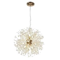 Ioensy - Lámpara Colgante De Araña De Cristal Moderna Para Sala De Estar, Cocina, Restaurante