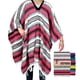thumbnail image 1 of COAT Poncho mexicano de algodón rosa – Artisans Bazaar, 1 of 6