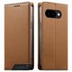 thumbnail image 1 of Funda Tipo Cartera de Cuero Sintético para Google Pixel 10A Bloqueo RFID, con Ranuras para Tarjetas y Bolsillo para Efectivo, Cierre Magnético Fuerte Marrón, 1 of 6