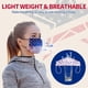 thumbnail image 5 of Mascarilla desechable NEWLA con la bandera de EE. UU., 4 capas, paquete de 50 unidades para adultos, 5 of 6