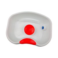 Ioensy - Lavabo De Cabecera Reutilizable Con Cojín Para La Cabeza Para Salón De Noche Postrado En Cama Blanco