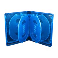 Magideal - Estuche Para Cd, Soporte Para Discos, A Prueba De Polvo, Evita Arañazos, Organizador Portátil Para Cd, Ideal Para Películas, Coches, Regalos Únicos Pa Azul