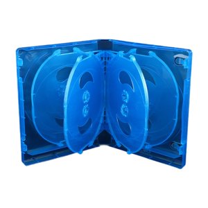 Magideal - Estuche Para Cd, Soporte Para Discos, A Prueba De Polvo, Evita Arañazos, Organizador Portátil Para Cd, Ideal Para Películas, Coches, Regalos Únicos Pa Azul