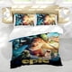 thumbnail image 5 of Épica Conjunto de sábanas temático, trío de piezas, cómodo y amigable con la piel, diseño único, regalo de decoración para el hogar para familiares, amigos y fans,173cm *218cm, 5 of 6