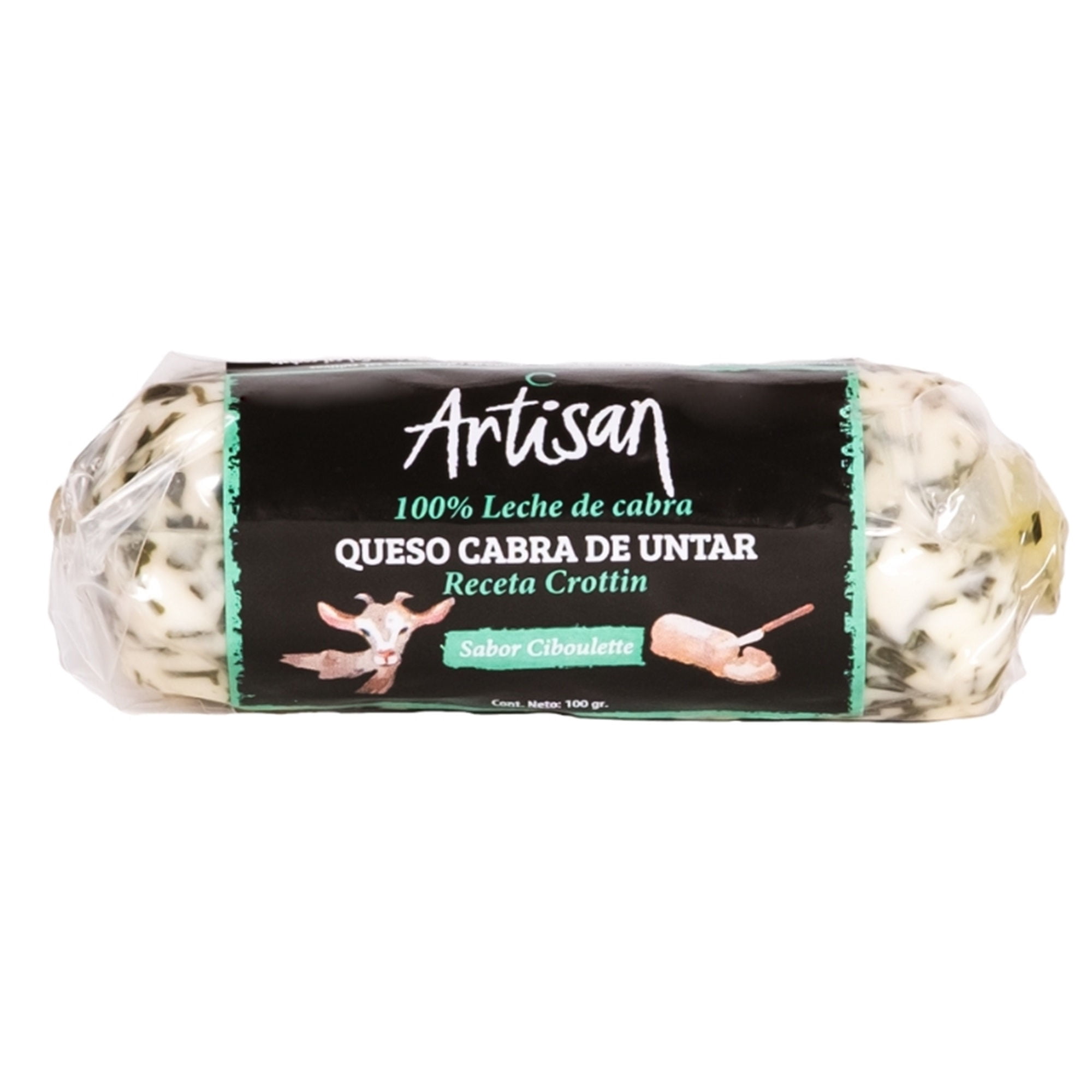 Queso De Cabra Untar Ciboulette Trozo 100 g Artisan