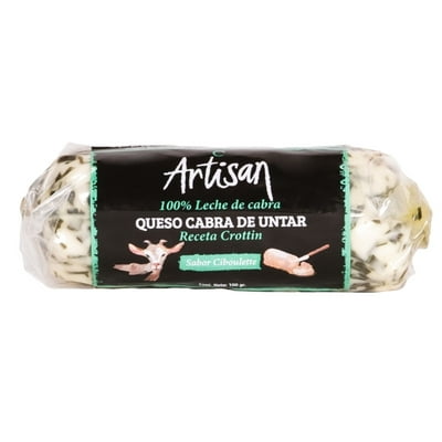 Queso De Cabra Untar Ciboulette Trozo 100 G Artisan