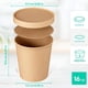 thumbnail image 3 of Pote Kraft Contenedor De Alimentos Pote Sopa C/tapa 16oz, 3 of 9