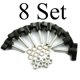 thumbnail image 5 of Kit de tornillos de mariposa Pro Bamboo Kitchen M6x30, negro, de plástico, cabeza en T, 5 of 5