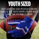 thumbnail image 2 of Guantes de receptor de fútbol Franklin Sports Shoktak Youth, 2 of 7
