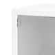 thumbnail image 2 of White Glass Door Shoe Box Shoe Storage Cabinet With RGB Led Light, 2 of 3