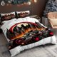 thumbnail image 1 of This [Warner Bros Collaboration] Bedding Features a Design of The Batmobile And City Skyline Under Gotham'S Night Sky It Includes a Uniquely Designed Cartoon Du, 1 of 1