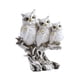 thumbnail image 2 of Figuras De Búho Estatua De Animal Creativa Moderna Para Muebles De Estantería De Escritorio Blanco, 2 of 3