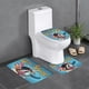 thumbnail image 1 of Ren y Stimpy Juego de 3 alfombras de baño de coral fleece: tapete de baño + alfombra de inodoro en forma de U + funda de tapa de inodoro en forma de O, 1 of 6