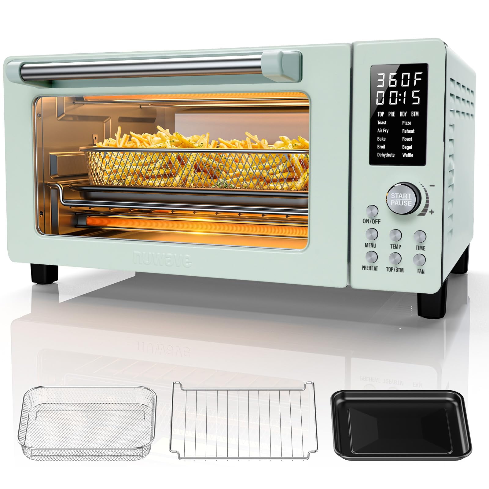 Horno Tostador Y Freidora De Aire Combo Nuwave Bravo Pro Smart 21l