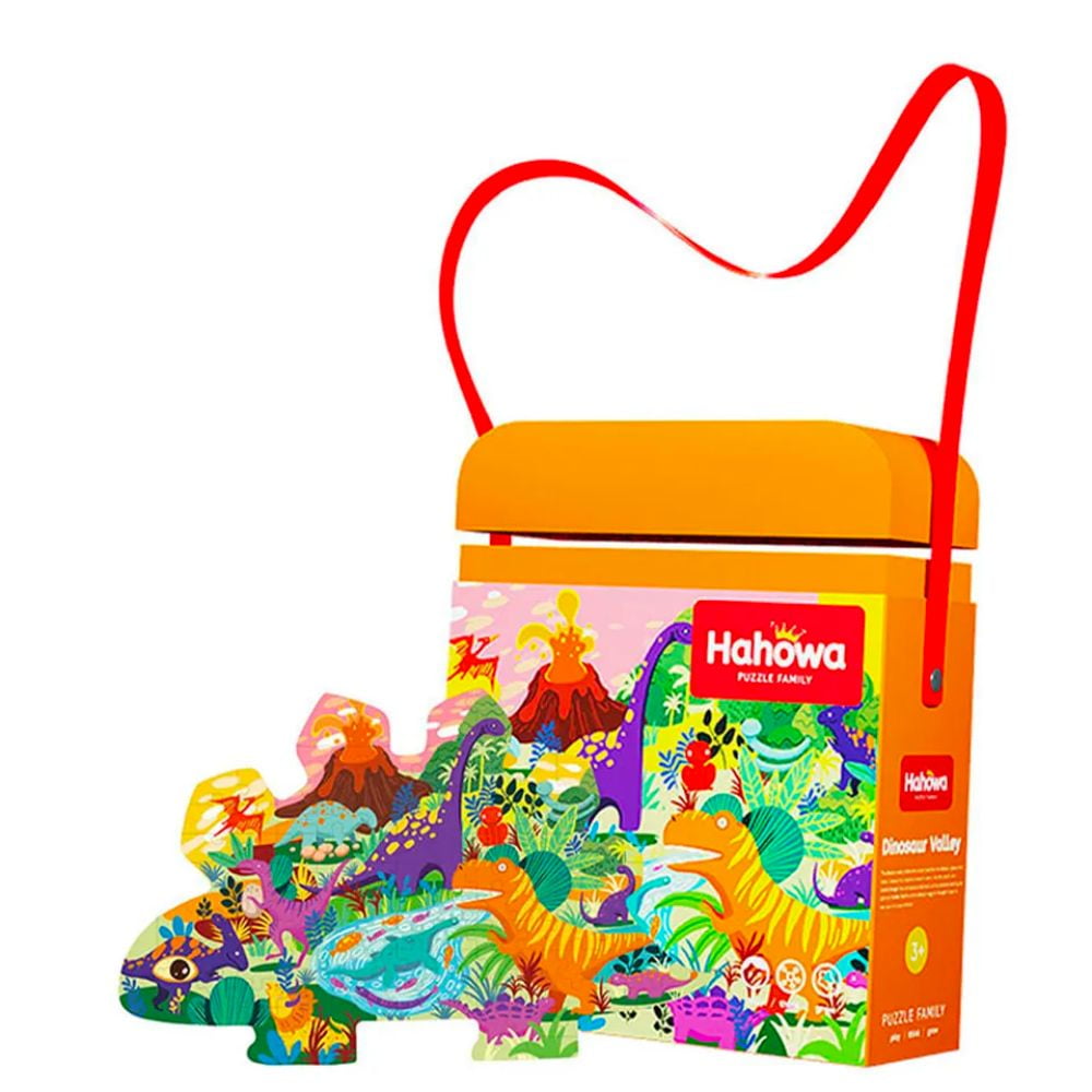 Otuti - Maleta Puzzle Dinosaurios Con Forma Estegosaurio 105 Piezas