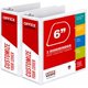 thumbnail image 1 of Carpeta de anillas Ring Binder Depot 15 cm 3 anillas, pack de 2, color blanco, 1 of 9