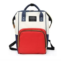 Riqui - Mochila Pañalera Bebé Rojo/Blanco