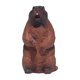 thumbnail image 2 of Pequeño Perro De La Pradera, Estatua Para Mascotas, Juego De Té Hecho A Mano Para Gabinete, Hogar, Baño, 2 of 3